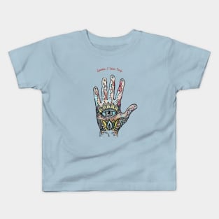 Hamsa Hand - Mysteries & Hidden Things. Kids T-Shirt